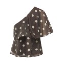 JDY Fay Off-shoulder Top - Chocolate Torte