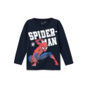 NAME IT MINI Naza Spiderman L/S Bluse - Dark Sapphire