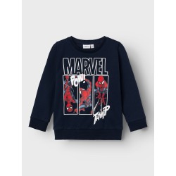 NAME IT MINI Jessie Spiderman Sweatshirt - Dark Sapphire