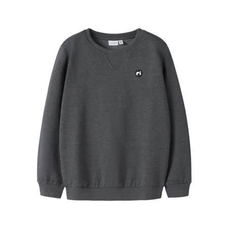 NAME IT Kids Vimo Sweatshirt - Dark Grey Melange