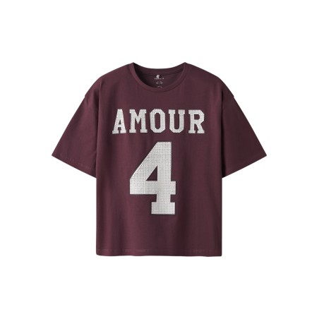 NAME IT KIDS Sangy T-shirt - Burgundy