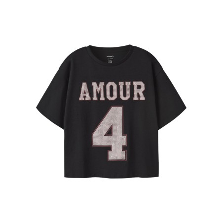 NAME IT KIDS Sangy T-shirt - Sort