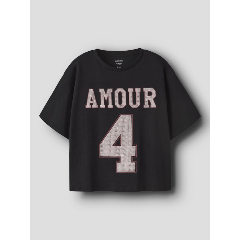 NAME IT KIDS Sangy T-shirt - Sort