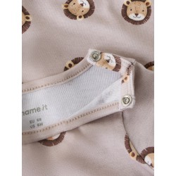 NAME IT BABY Solion L/S Bodystocking - Mushroom