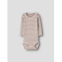 NAME IT BABY Bani L/S Bodystocking - Toasted Coconut