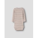 NAME IT BABY Bani L/S Bodystocking - Toasted Coconut