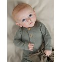 NAME IT BABY Kab L/S Bodystocking - Shadow