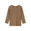 NAME IT MINI Kab Bluse - Toasted Coconut / Melange
