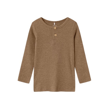 NAME IT MINI Kab Bluse - Toasted Coconut / Melange
