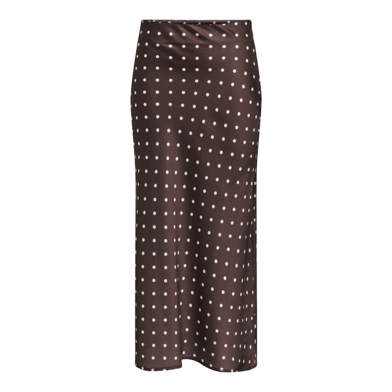 JDY Hailey Satin Midaxi Nederdel - Puce