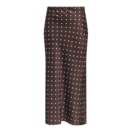JDY Hailey Satin Midaxi Nederdel - Puce