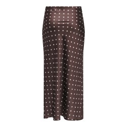 JDY Hailey Satin Midaxi Nederdel - Puce