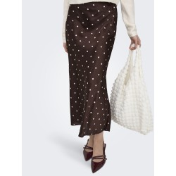 JDY Hailey Satin Midaxi Nederdel - Puce