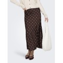 JDY Hailey Satin Midaxi Nederdel - Puce
