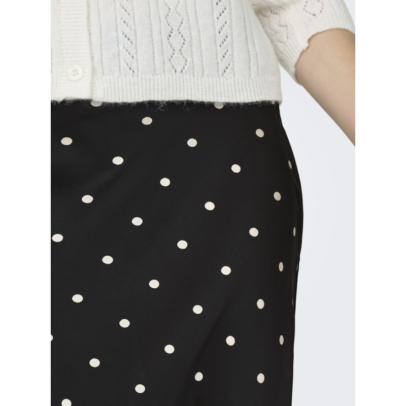 JDY Hailey Satin Midaxi Nederdel - Sort