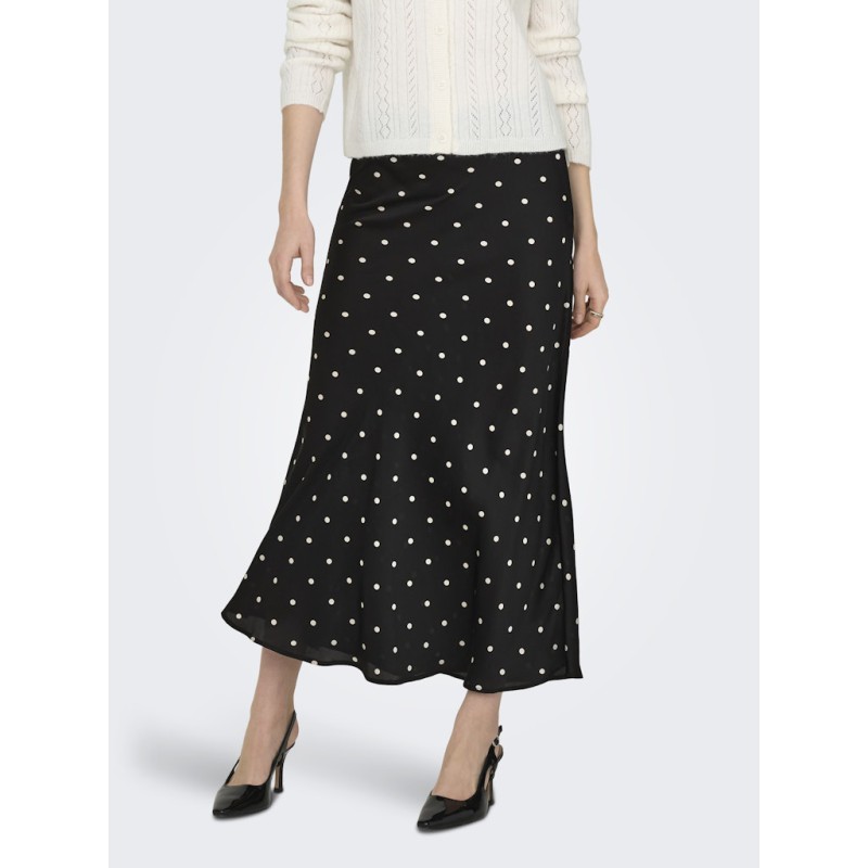 JDY Hailey Satin Midaxi Nederdel - Sort