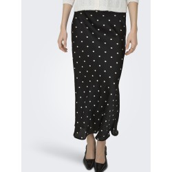 JDY Hailey Satin Midaxi Nederdel - Sort