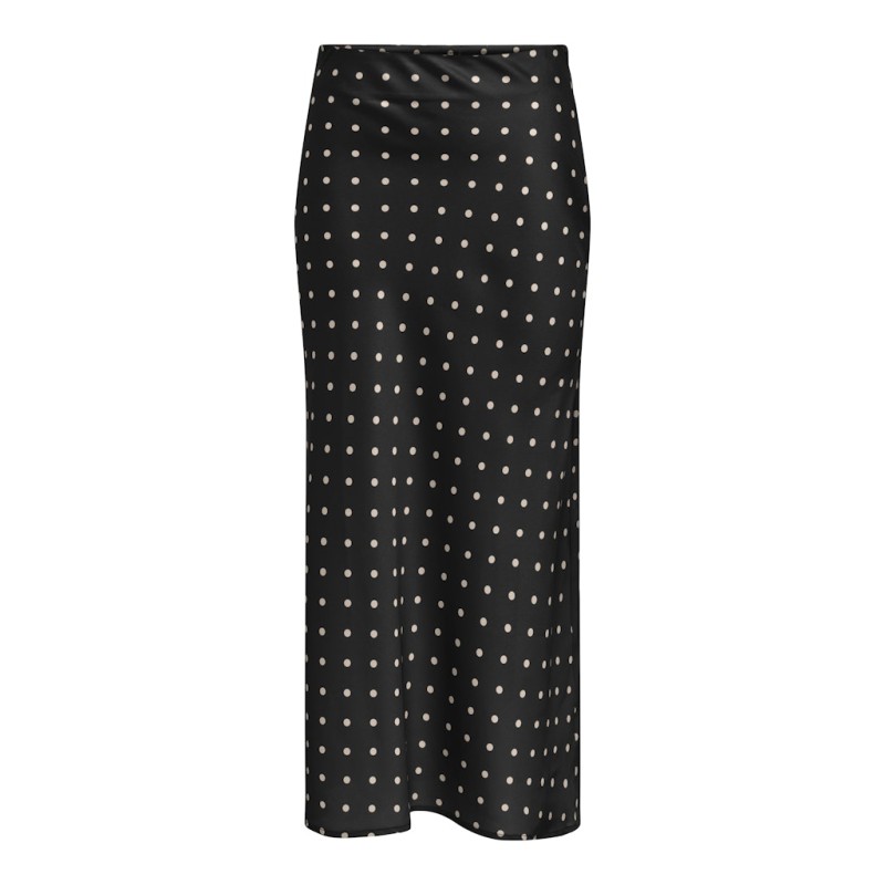 JDY Hailey Satin Midaxi Nederdel - Sort