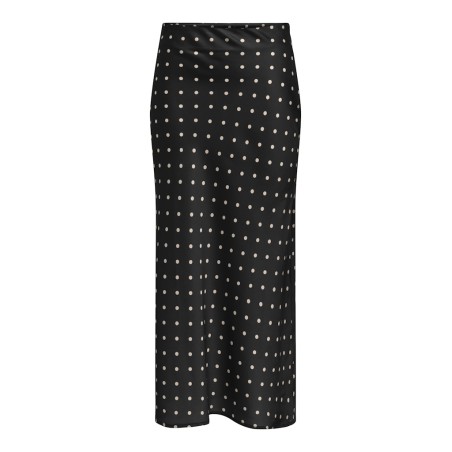JDY Hailey Satin Midaxi Nederdel - Sort