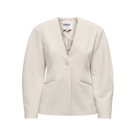 ONLY Casey L/S Balloon Blazer - Pumice Stone