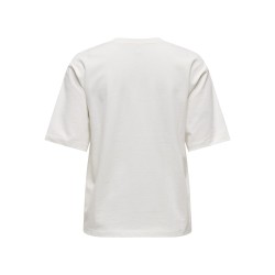 ONLY Lana T-shirt - Cloud Dancer / Lana Decadent