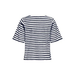 ONLY Carlina S/S T-shirt - Cloud Dancer / Naval Academy