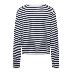 ONLY Carlina L/S Bluse - Cloud Dancer / Naval Academy