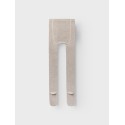 NAME IT KIDS Rib 2-pak Strømpebukser - Pure Cashmere / Melange