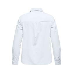 ONLY CARMAKOMA Stretchy L/S Skjorte - Bright White