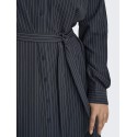 ONLY CARMAKOMA Krimmi L/S Skjortekjole - Naval Academy / Stripes