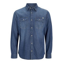 JACK & JONES Sheridan L/S Skjorte - Medium Blue Denim
