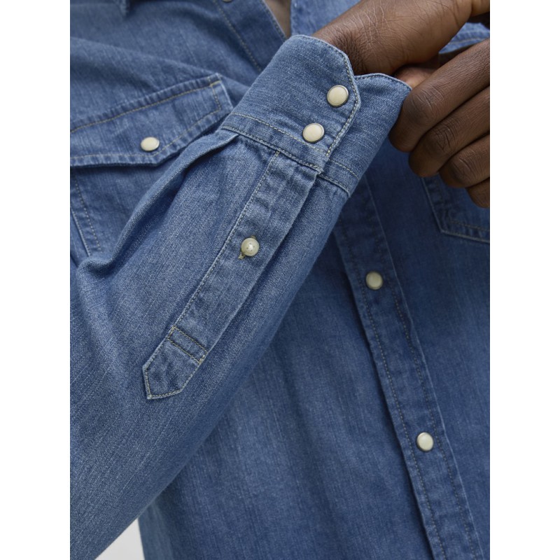 JACK & JONES Sheridan L/S Skjorte - Medium Blue Denim