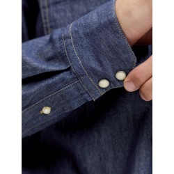 JACK & JONES Sheridan L/S Skjorte - Dark Denim