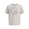 JACK & JONES PLUS Logo T-shirt - Moonbeam