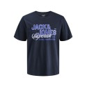 JACK & JONES PLUS Logo T-shirt - Navy Blazer