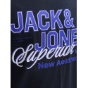 JACK & JONES PLUS Logo T-shirt - Navy Blazer