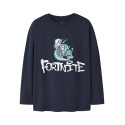 NAME IT KIDS Oxen Fortnite Bluse - Navy Blazer