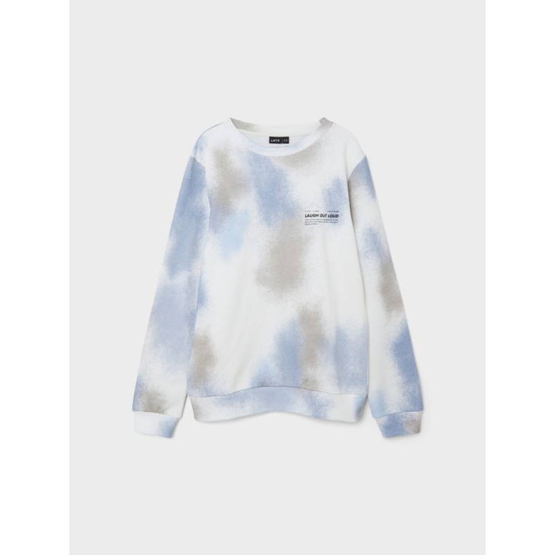 LMTD Ray L/S Børstet Rund Halks Sweatshirt - White Alyssum