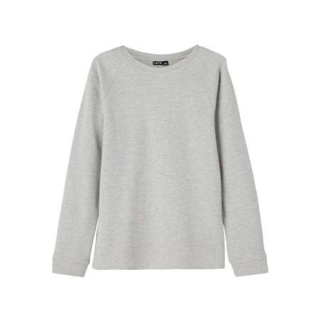 LMTD Nuller Bomulds Bluse - Light Grey