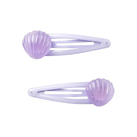 NAME IT Mini Shell 2-Pak Hårklip - Orchid Petal