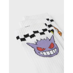 NAME IT Kids Pokemon Tennis sokker 3-pak - Bright White