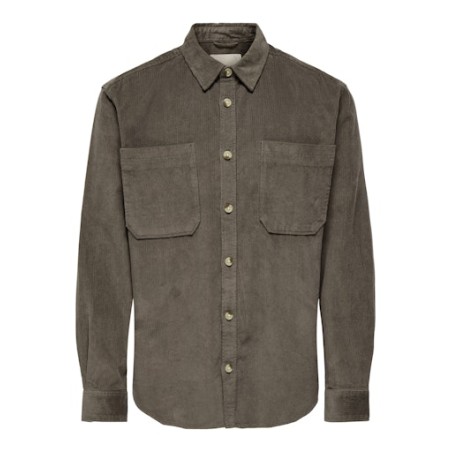 ONLY & SONS Fløjl Overshirt - Falcon