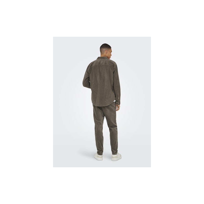 ONLY & SONS Fløjl Overshirt - Falcon