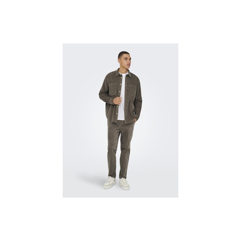 ONLY & SONS Fløjl Overshirt - Falcon
