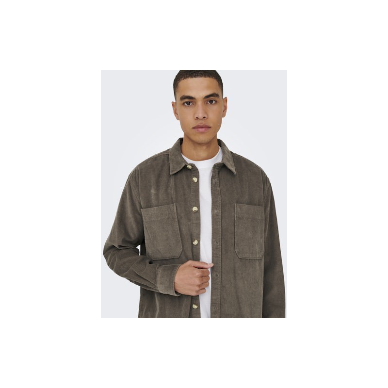 ONLY & SONS Fløjl Overshirt - Falcon