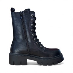 Sixth Sens Læder Vinterstøvler - Sort