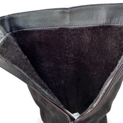 Sixth Sense Lange Ruskind Støvler - Sort