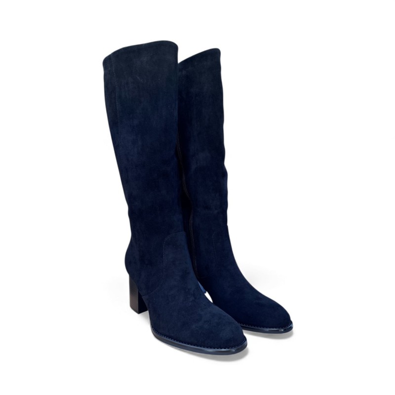 Sixth Sense Lange Ruskind Støvler - Sort