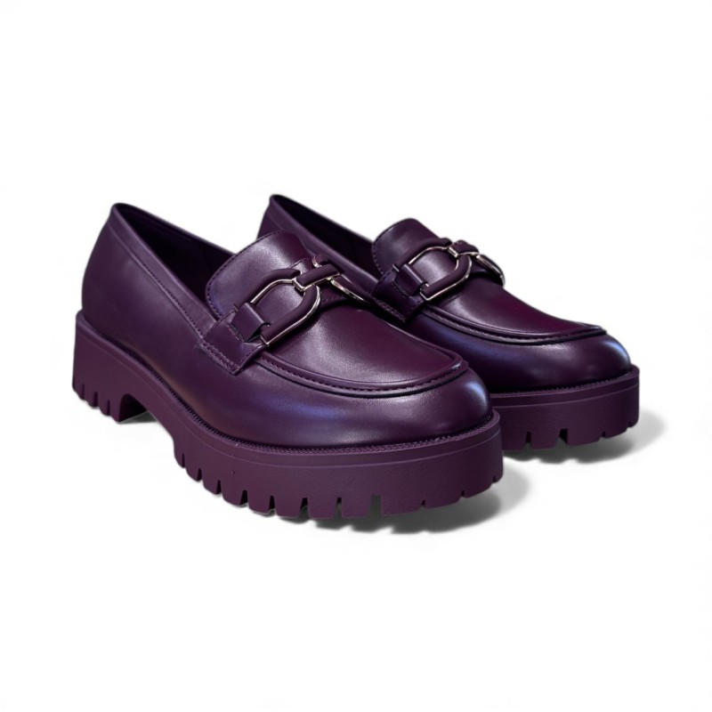 Sixth Sense Chunky Loafers - Wine