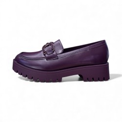 Sixth Sense Chunky Loafers - Wine